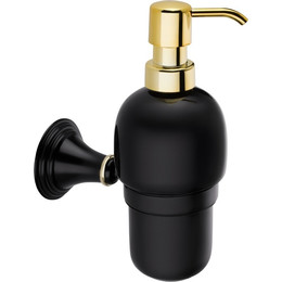 Дозатор для жидкого мыла Fixsen Luksor FX-71612B, цвет черный - фото 