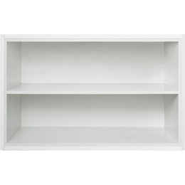 Тумба подвесная со столешницей открытая Акватон Брук 80 см 1A201501BCDL0, белый/дуб латте - фото 