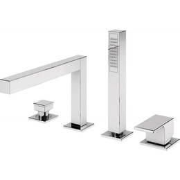 Смеситель для ванны Cezares Porta BVDM4-01, Цвет производителя: хром - фото 