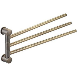 Полотенцедержатель WasserKraft Exter K-1533, цвет светлая бронза - фото 