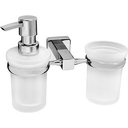Дозатор для жидкого мыла со стаканом WasserKraft Lippe K-6589 - фото 