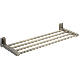 Полка для полотенец WasserKraft Exter K-5211, цвет светлая бронза - фото 