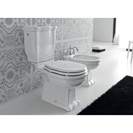 Унитаз-компакт вертикальный слив ArtCeram Hermitage HEV008 01 00 bi - фото 