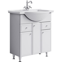 Тумба напольная с раковиной Aqwella Барселона 85 см BА0108К, б/к - фото 