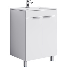 Тумба напольная с раковиной Aqwella Бриг 60 см Br.01.06/2/W - фото 