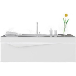 Тумба подвесная с раковиной Aqwella Clarberg Papyrus 120 см PAP0112E - фото 