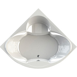 Ванна акриловая Радомир Филадельфия 168x168 см (в комплекте каркас и сифон) - фото 