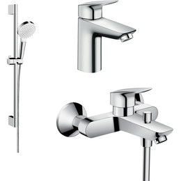 Набор смесителей для ванны Hansgrohe Logis 1022019 - фото 
