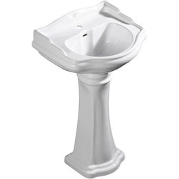 Раковина с пьедесталом Kerasan Retro 55 см 104501*1 - фото 