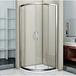 Душевое ограждение Bas Infinity R-80-C-CH 80х80 см, хром/прозрачное - фото 