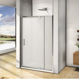 Душевая дверь Bas Orion WTW-PD-140-G-CH 140 см хром/матовое - фото 