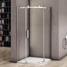 Душевое ограждение Bas Altair R-100-C-CH 100х100 см, хром/прозрачное - фото 