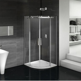 Душевое ограждение Bas Galaxy R-TD-90-C-CH, хром/прозрачное - фото 