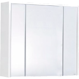 Зеркальный шкаф ROCA Ronda 80 см ZRU9303009, бетон/белый матовый - фото 