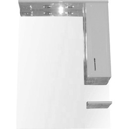 Зеркало-шкаф Стиль Коралл-70 см R, белый - фото 