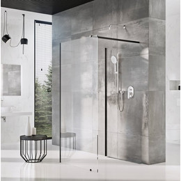 Душевое ограждение Ravak Walk-In Corner 120х90 см GW1CG7300Z1 чёрный/прозрачное - фото 