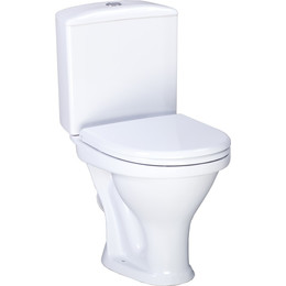 Унитаз-компакт Santeri Вест 1.P201.8.S00.00B.F с крышкой полипропилен - фото 