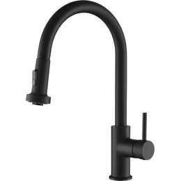 Смеситель для кухни Timo Saona 2316/03FL, черный - фото 