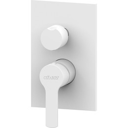 Смеситель для ванны Cezares OVEST-DEV3-BIO, белый, Цвет производителя: белый - фото 