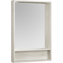 Зеркало-шкаф Акватон Флай 60 см 1A237602FA860, дуб крафт - фото 