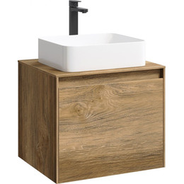 Тумба подвесная со столешницей Aqwella 5 Stars Mobi 60 см MOB0106DB/MOB0706DB, дуб балтийский - фото 