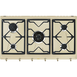 Газовая варочная поверхность Smeg Coloniale SRV896POGH - фото 