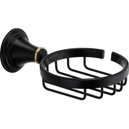 Мыльница Fixsen Luksor FX-71609B, цвет черный - фото 