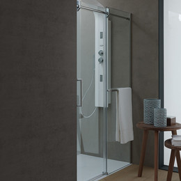 Душевая дверь Kolpa-San Virgo 160 см, хром/прозрачное - фото 