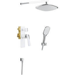 Душевая система для душа Timo Helmi SX-4069/00-16SM, хром/белый - фото 