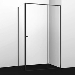 Душевое ограждение WasserKraft Dill 120х90 см 61S07, чёрный/прозрачное - фото 