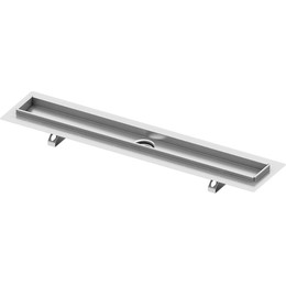 Трап TECEdrainline 120 см 601200, нержавеющая сталь (под плитку), Цвет производителя: хром, Размер трапа: 1200 - фото 