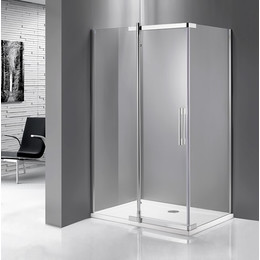 Душевое ограждение Mirsant Smart Square 120х90 см хром/прозрачное - фото 