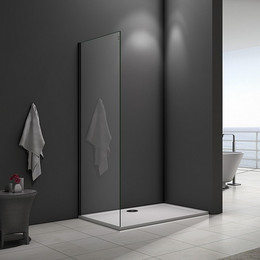 Боковая стенка Bas Galaxy SP-80-C-B 80 см чёрный/прозрачное - фото 