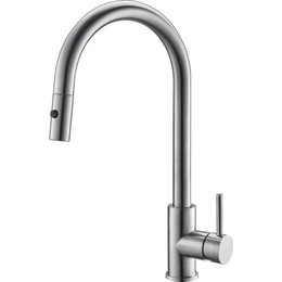 Смеситель для кухни BelBagno BB-LAM31B-IN, сатин - фото 