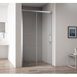 Душевая дверь Cezares 140 см DUET SOFT-BF-1-140-C-Cr (стекло 8 мм) хром/прозрачное - фото 