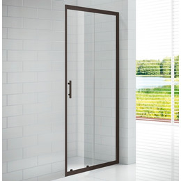 Душевая дверь Cezares 120 см ECO-O-BF-1-120-C-NERO, черный/прозрачное - фото 