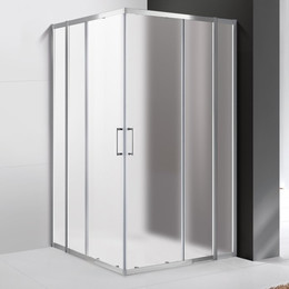 Душевое ограждение Cezares 120х120 см MOLVENO-A-22-90+30-P-Cr, хром/матовое - фото 