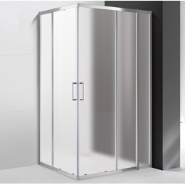 Душевое ограждение Cezares 110х80 см MOLVENO-AH-21-90+20-P-Cr, хром/матовое - фото 