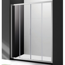 Душевая дверь Cezares 70 см MOLVENO-BF-2-170-C-Cr-IV, хром/прозрачное - фото 