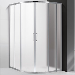 Душевое ограждение Cezares 120х120 см MOLVENO-R-22-100+20-P-Cr, хром/матовое - фото 