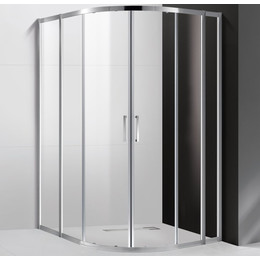 Душевое ограждение Cezares 120х110 см MOLVENO-RH-22-120/110-C-Cr-IV, хром/прозрачное - фото 