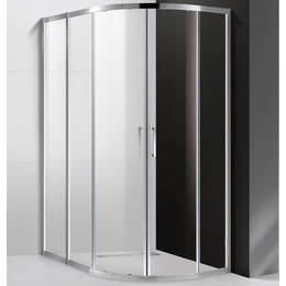 Душевое ограждение Cezares 130х100 см MOLVENO-RH-2-130/100-C-Cr-IV, хром/прозрачное - фото 