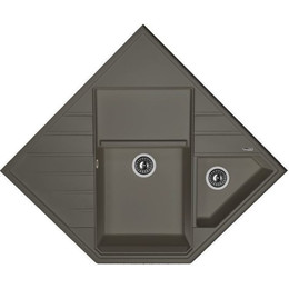 Кухонная мойка Florentina Бомбей 20.375.J0900.302, антрацит, Цвет производителя: чёрный - фото 