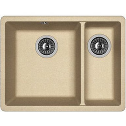 Кухонная мойка Flortek Ринг 355/160 24.055.D0510.104, бежевый - фото 