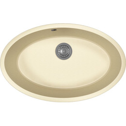 Кухонная мойка Florentina Вега овал 22.430.E0650.202, шампань, Цвет производителя: шампань - фото 