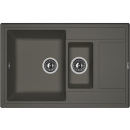 Кухонная мойка Florentina Липси 780K 20.250.D0780.302, антрацит, Цвет производителя: чёрный - фото 