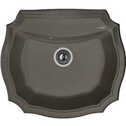 Кухонная мойка Florentina Эмилия 640 20.355.D0640.302, антрацит, Цвет производителя: чёрный - фото 