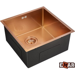 Кухонная мойка Emar EMB-113 1,2 мм, медь, Цвет производителя: медь - фото 