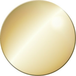 Декоративная крышка сифона Cezares TRAY-COVER-G, золото - фото 