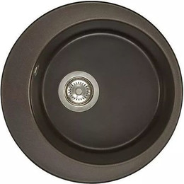 Кухонная мойка Акватон Иверия 1A711032IV280, кофе, Цвет производителя: кофе - фото 